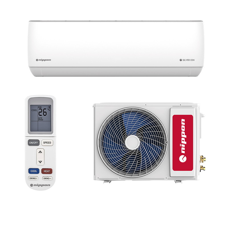 Снимка на Инверторен климатик Nippon KFR 09DC SILVER ION SMART, 9000 BTU, 18 м2, A++, Wi-Fi, R-32, Бял, Nippon, цена 324.92 лв