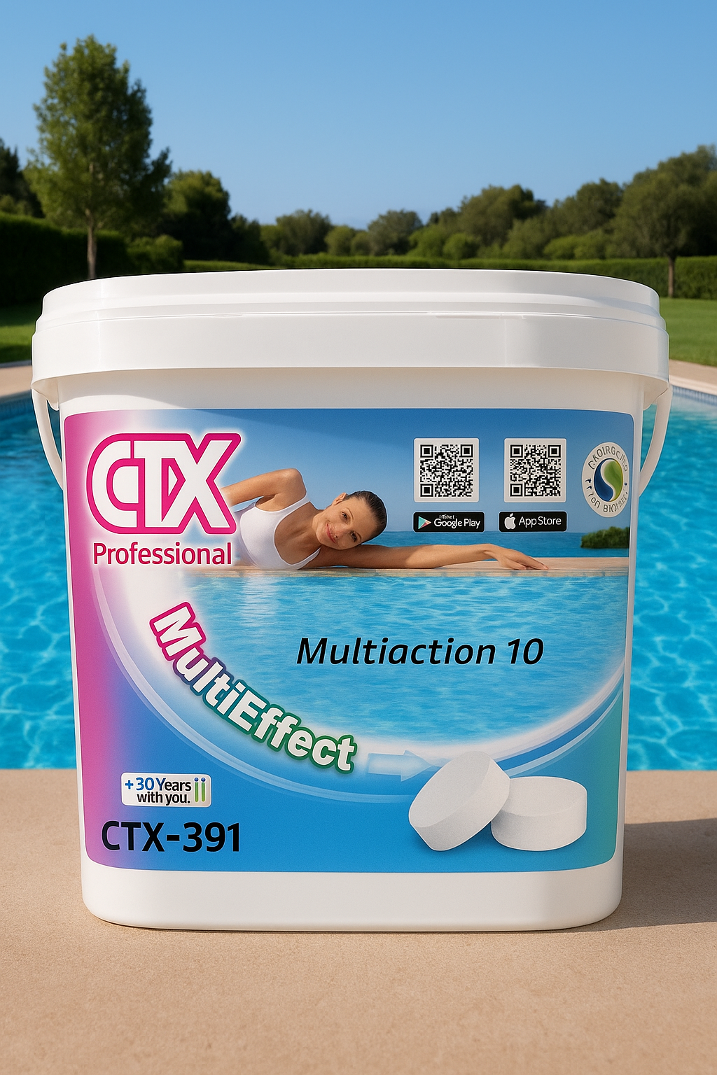 Мултифункционални таблетки CTX-391- 10 в 1 (20 бр.х250 гр.)  5 кг.