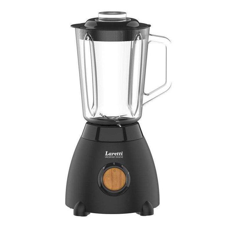 Снимка на Блендер Laretti LR-FP7325, 500W, 1.5 л, Ножове от неръждаема стомана, 2 скорости + импулс, Заключващ механизъм, Черен, Laretti, цена 34.05 лв