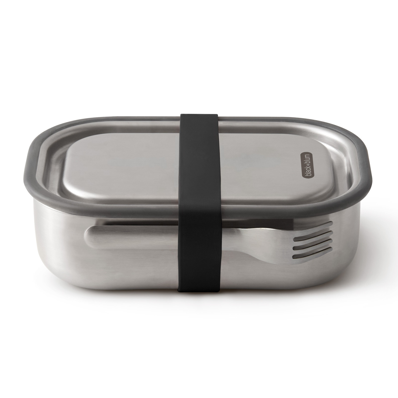 Кутия за храна Black+Blum BAM-SS-L018, 1 l, Правоъгълна, Подходяща за фурна, Без BPA, Неръждаема стомана, Сив — снимка на продукта от Black Blum