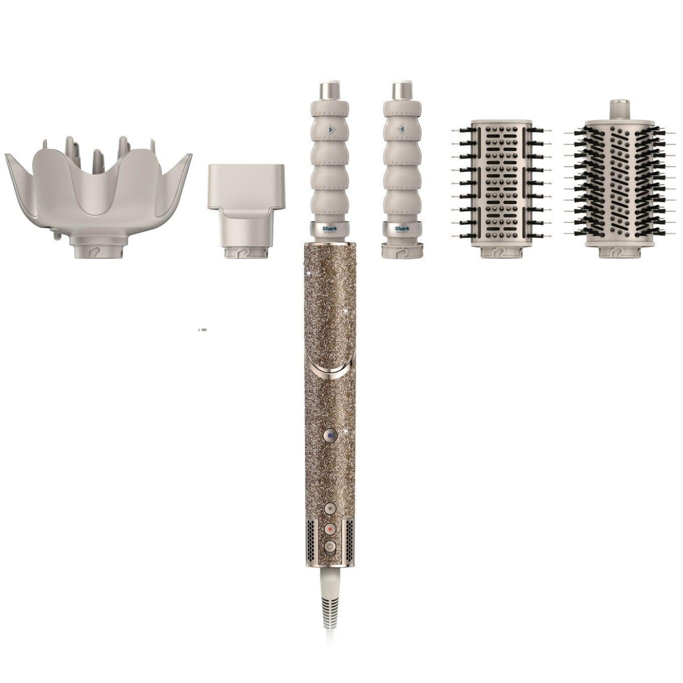 Снимка на Многофункционална маша 5в1 Shark HD446JSEU FlexStyle, 1650W, 3 скорости, 3 темп настройки, Автоматично увиване и фиксиране на къдрици Coanda, Сушене ..., Shark, цена 246.67 лв