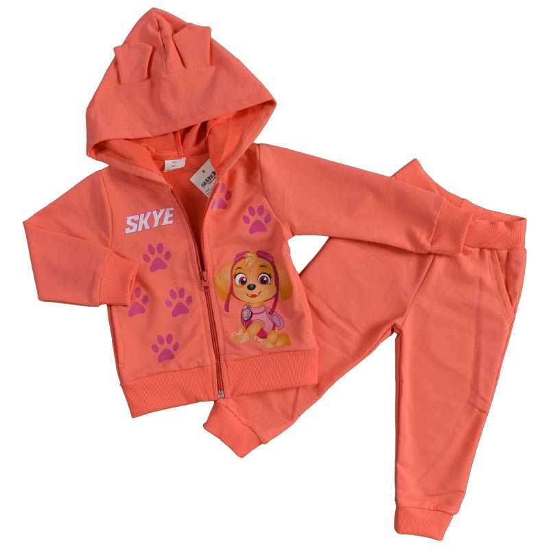 Памучен детски комплект с качулка и с цип Skye Paw Patrol  от Sevtex — продуктова снимка