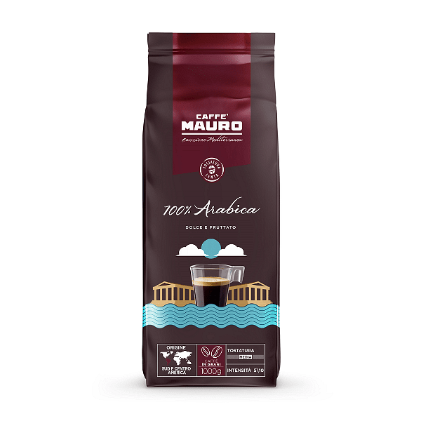 Кафе на зърна MAURO 100% ARABICA, 1 кг. — снимка