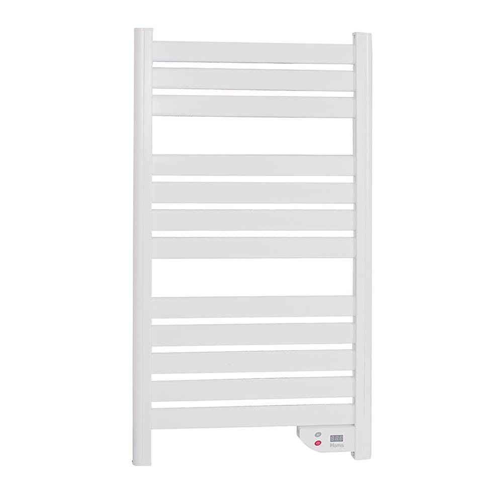 Снимка на Радиатор за баня Muhler MBH-500W-LED, 500W, LED диспей, Функция "сушене на кърпи", Защита IPX4, До 10 м², Бял, Technomanibg, цена 83.25 лв