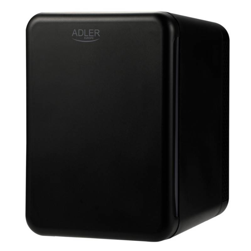 Хладилник мини Adler AD 8084, 12V/220V, 32-42 W, 4 L, Отопление/Охлаждане, Черен — снимка