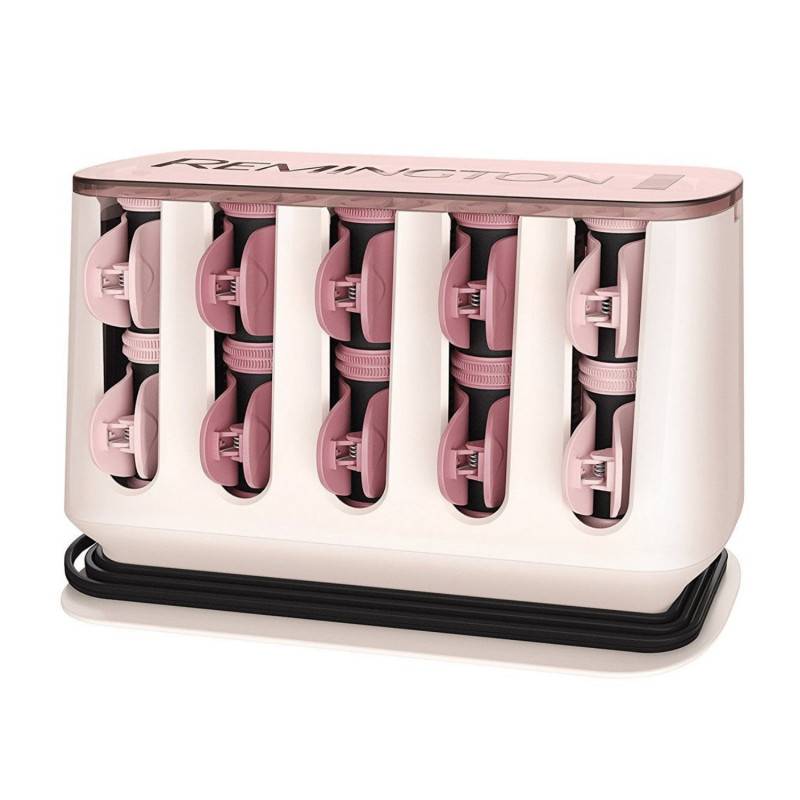 Загряващи ролки за къдрене Remington H9100 ProLUXE, 20 бр., Бързо загряване 90 сек., Кадифено покритие, Розово злато — снимка