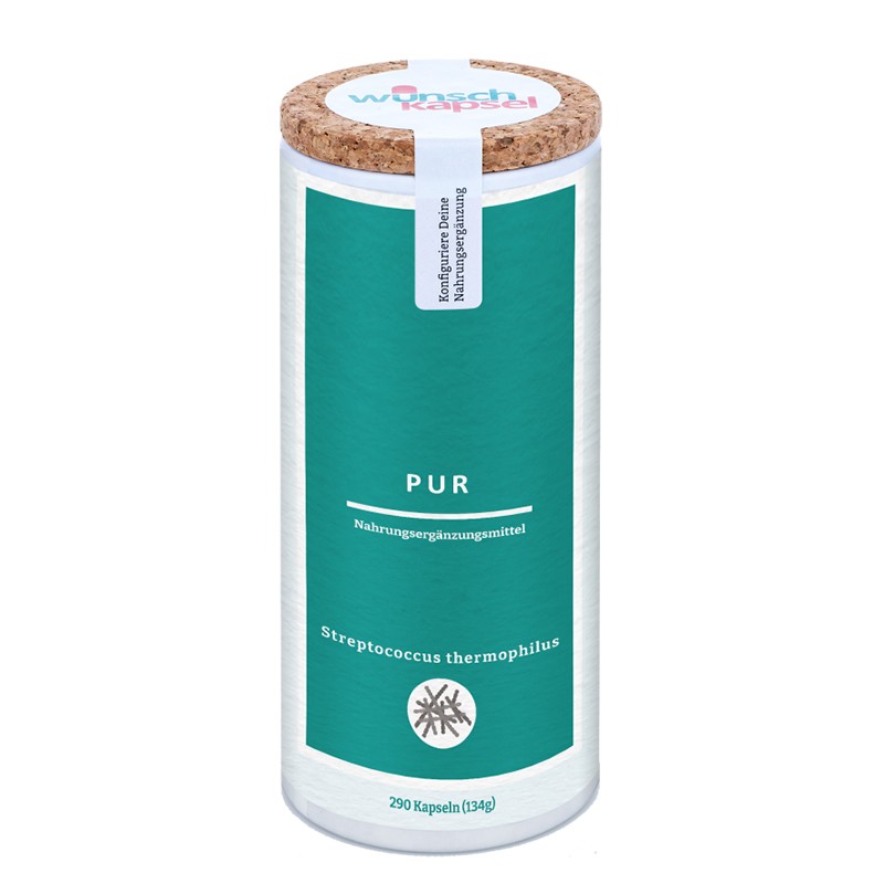 Пробиотик Стрептококус термофилус – Здрав чревен микробиом и храносмилане, 2 млрд. CFU, 290 капсули за 145 дни прием — снимка на продукта от Wunschkapsel