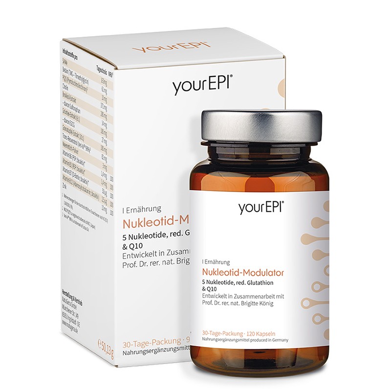 Нуклеотиден модулатор – Клетъчна енергия и митохондриална подкрепа, 120 капсули от NatuGena — продуктова снимка