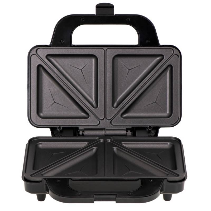 Снимка на Тостер за сандвичи XL Adler AD 3043, 1300 W, 28.5x15 см, Термостат, Инокс/черен, Potrebno, цена 11.31 лв