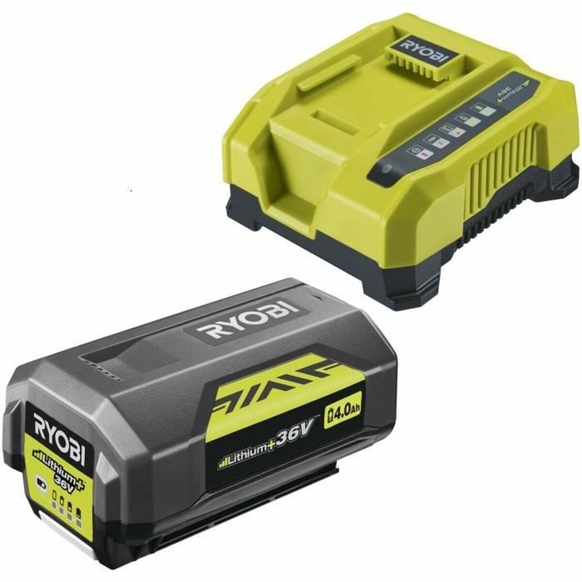 Charger and rechargeable battery set Ryobi Max Power 36 V 4 Ah — снимка на продукта от Ryobi
