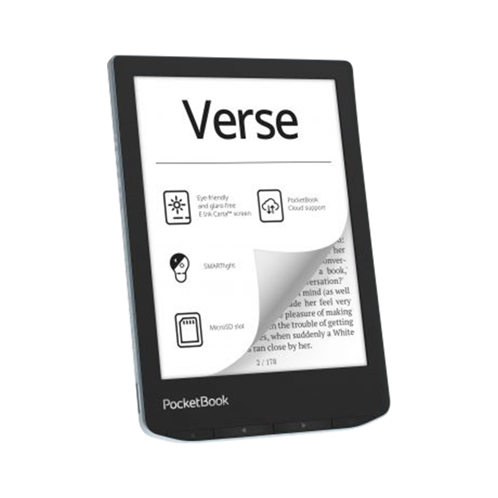 Снимка на Електронен четец PocketBook Verse PB629, Bright Blue, 8GB, AirTrade, цена 118.88 лв