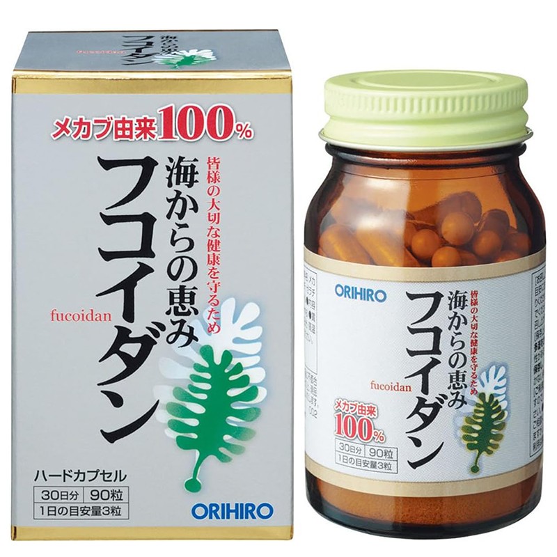 Японски фукоидан, 300 mg, 90 капсули, за имунитет и детокс

8.