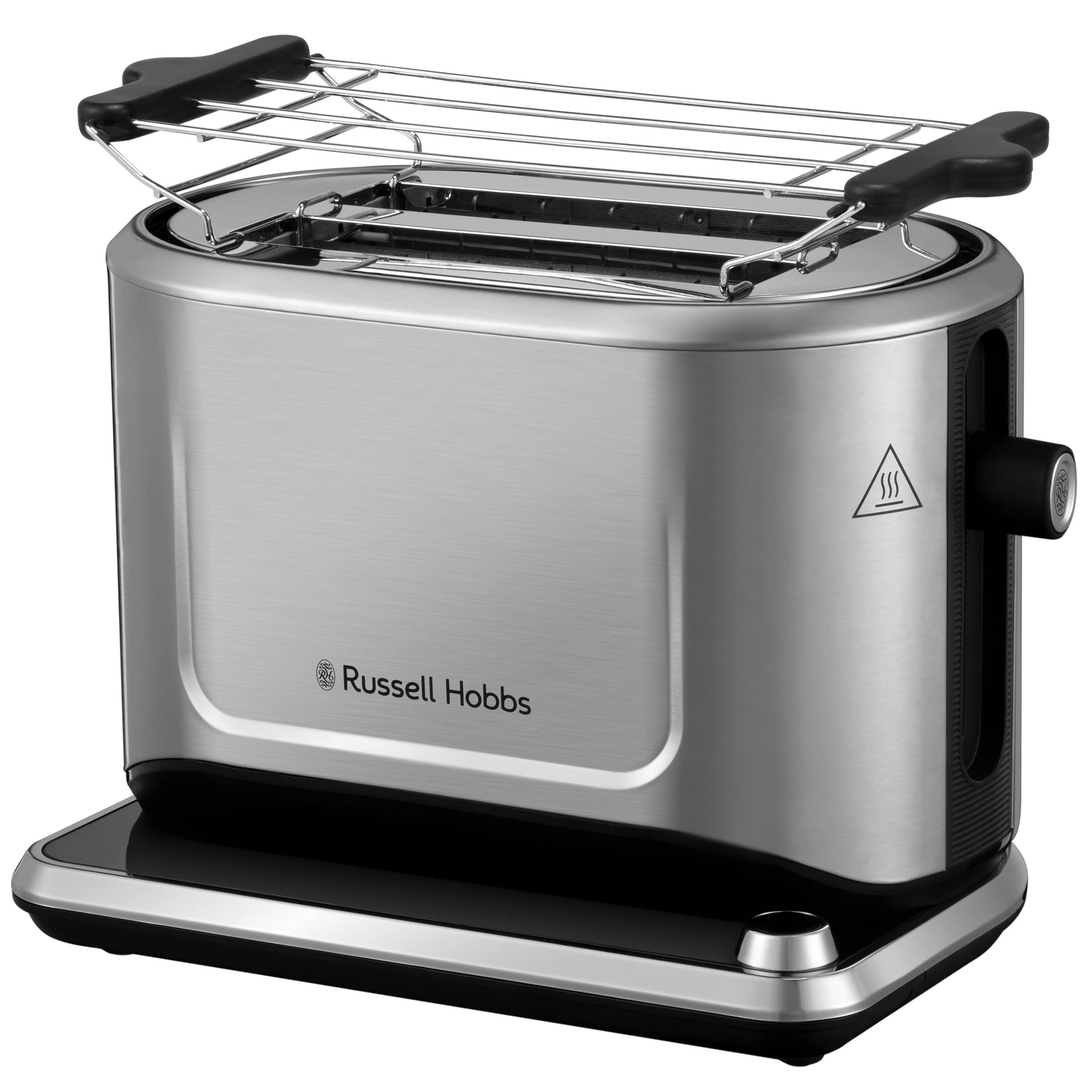 Тостер за хляб Russell Hobbs Attentiv 26210-56, 1640W, 2 филии, 6 степени, Центриране, Сензорно управление, LED, Запаметяване, Високо повдигане, Без BPA и PFAS ... — снимка на продукта от Russell Hobbs