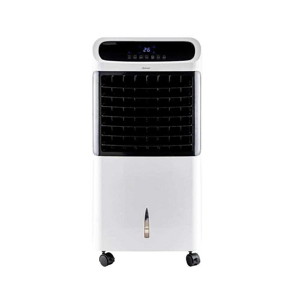 Мобилен Охладител и отоплител Diplomat DX-80CHRC, 5 в 1, 2000W, 12л, 3 степени, LED панел, Дистанционно, Таймер, Бял — снимка