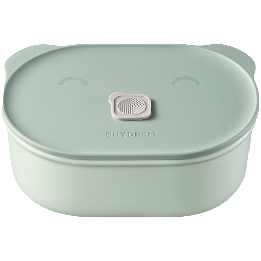 Керамична кутия за обяд Buydeem CT3007-CG, 500 мл, 19.5х16.5 см, Термоустойчива до 230°C, Съвместима с фурна и микровълнова, Зелен от BUYDEEM — продуктова снимка