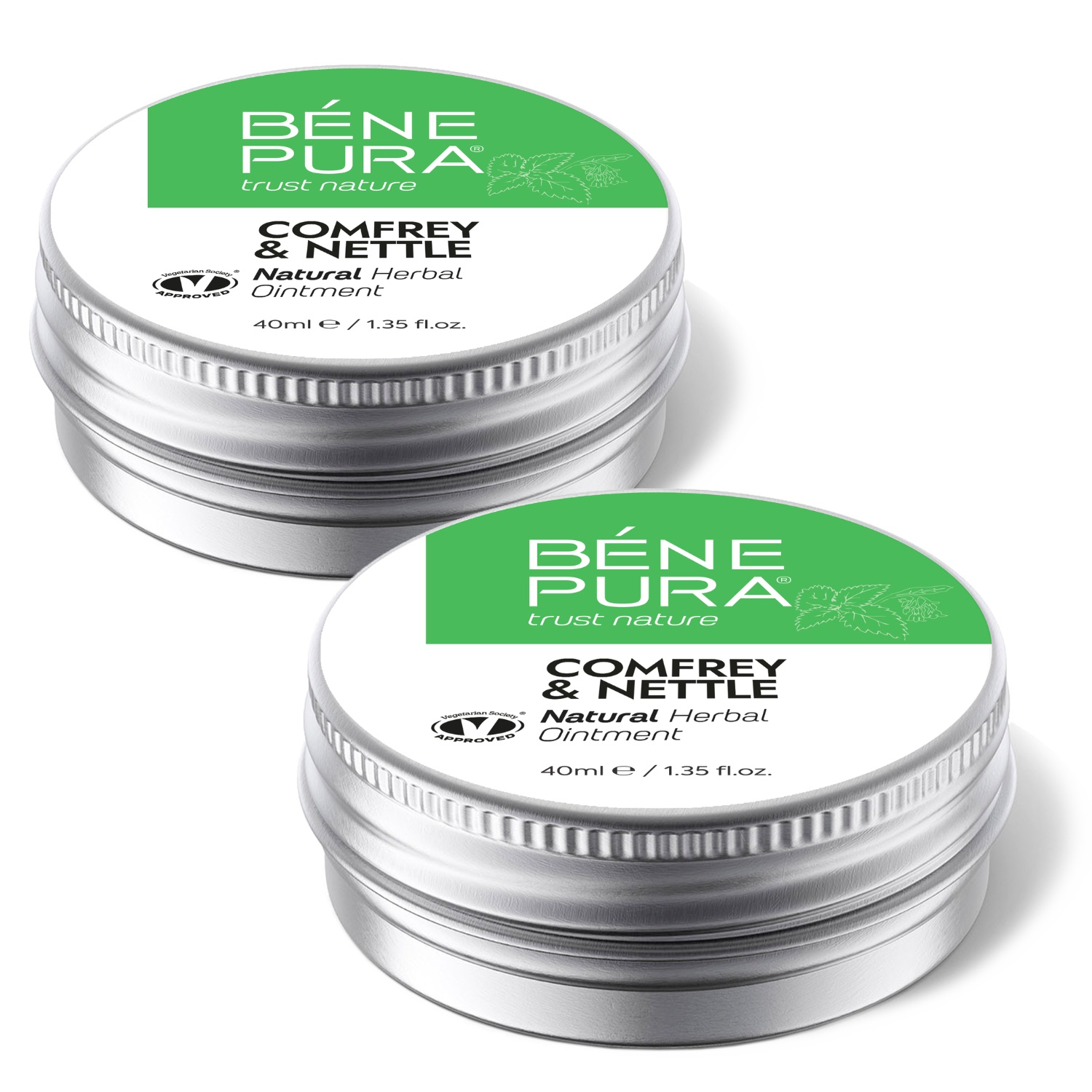 2x Мехлем Черен оман и Коприва с билки при Ставни болки - 40мл — продуктова снимка