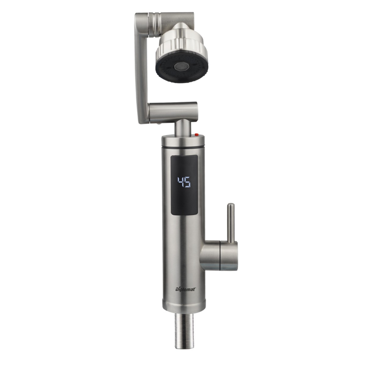 Водонагревател DIPLOMAT QF-919S, 3600W, 4 Степени, LED, Инокс — снимка