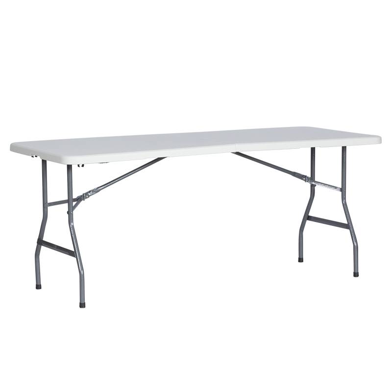 Сгъваемa маса Carmen 9937, Голям плот, 180х75 см, Бял — снимка