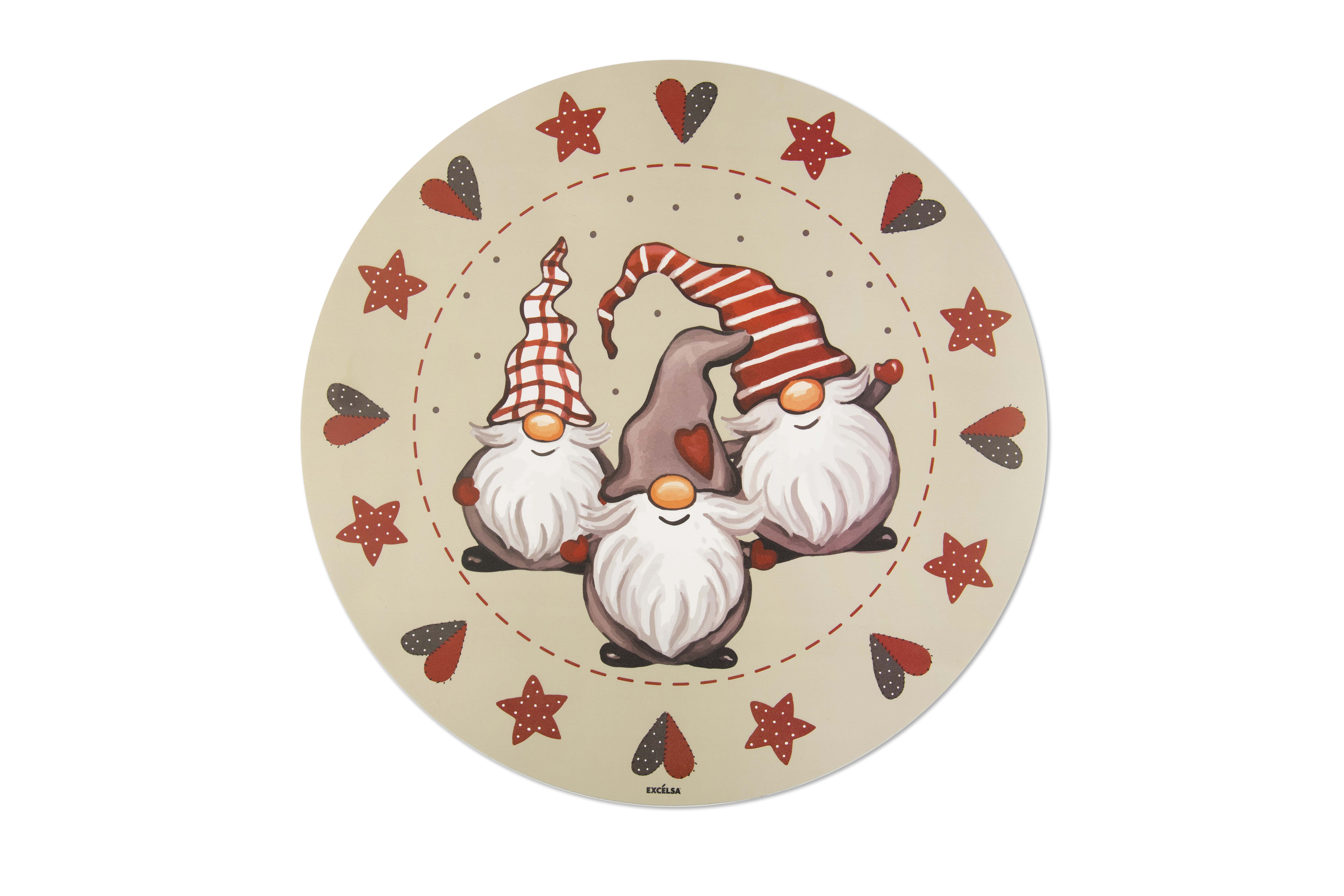 подложки за хранене EXCELSA GNOMO, 2 броя, 36 см, практичен дизайн, за сервиране  

14