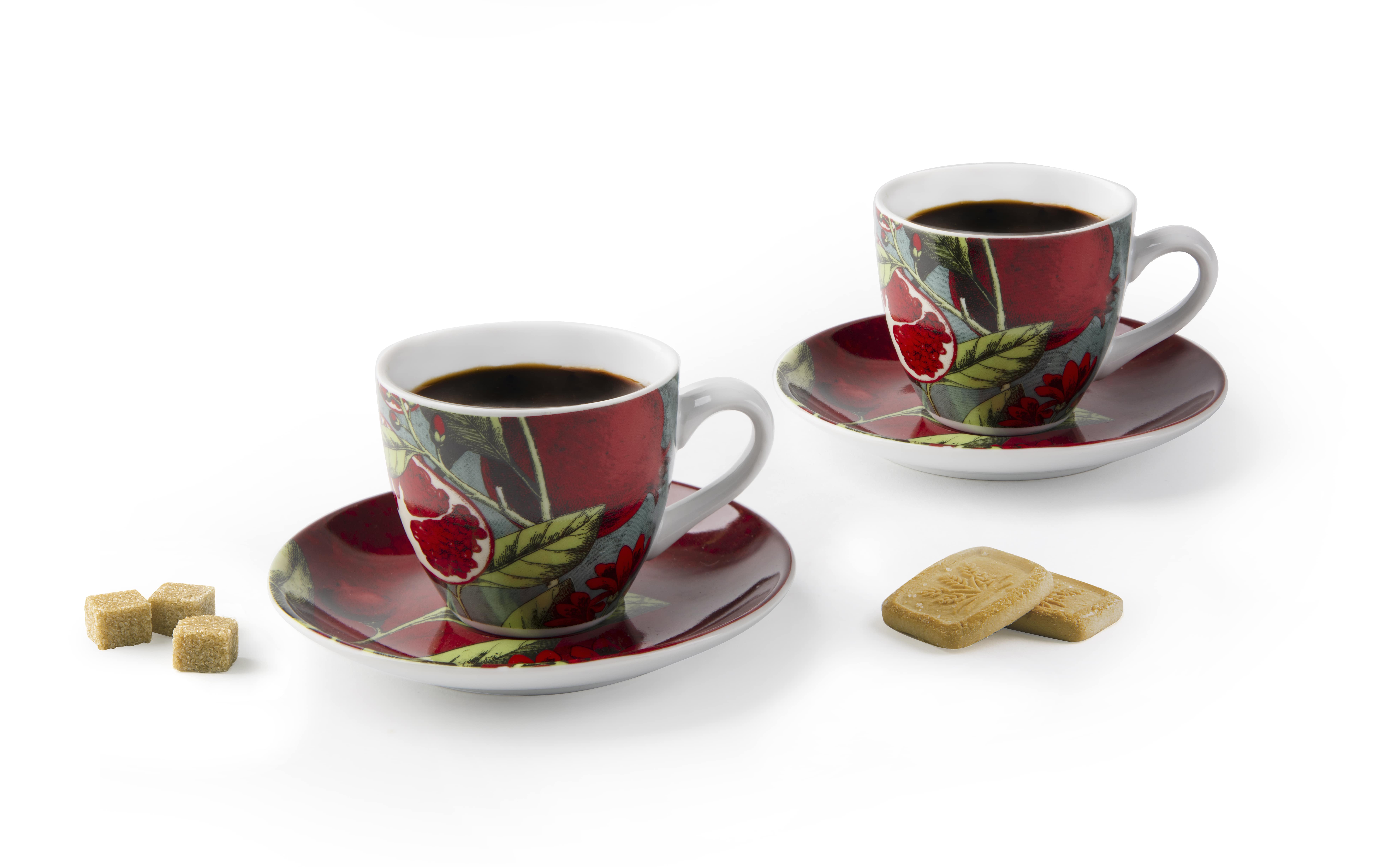 комплект чаши за еспресо EXCELSA GRANADA, 6 броя, 100 мл, стилен дизайн  

16