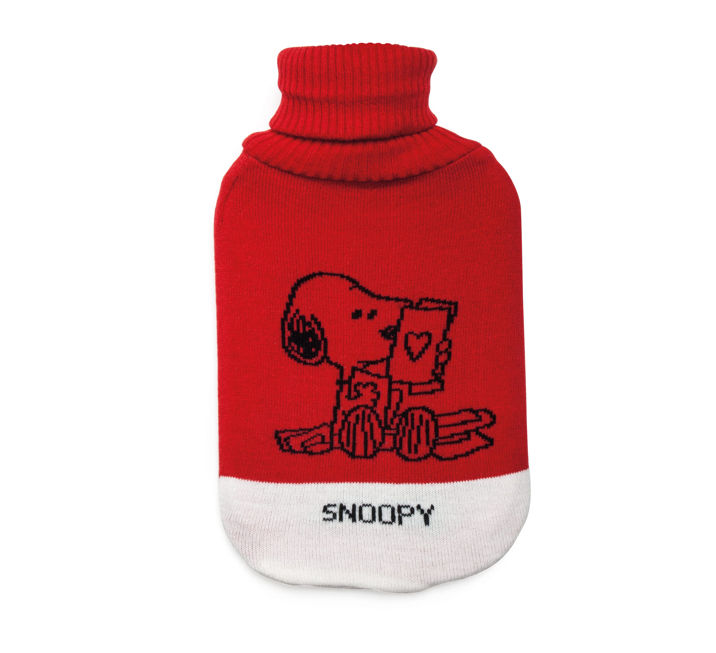 червен термофор EXCELSA PEANUTS, за топли напитки, подарък за Коледа  

5