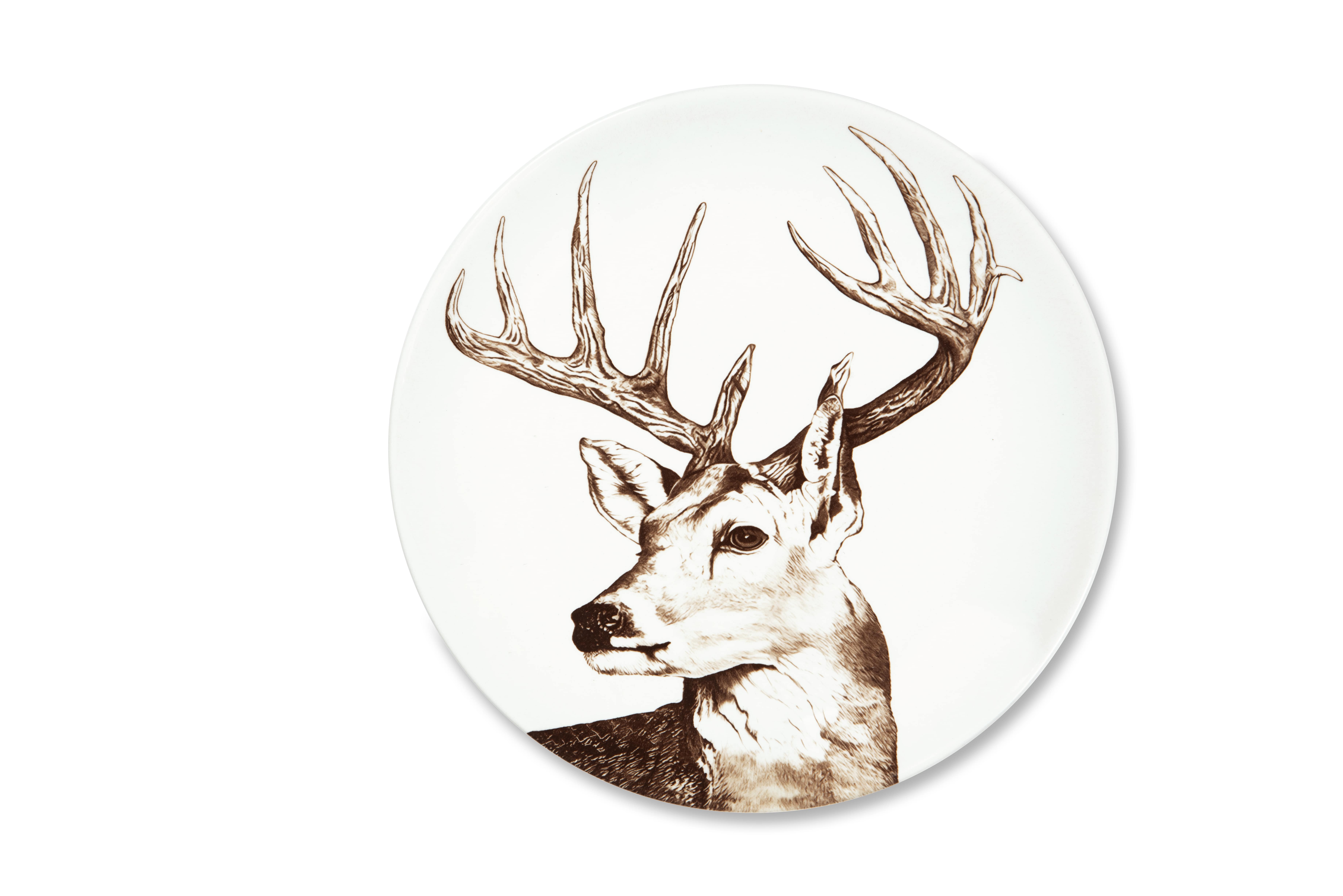 Чиния EXCELSA FAUNE & FLORE, 27 см, еленски мотив, празнична сервировка  

10