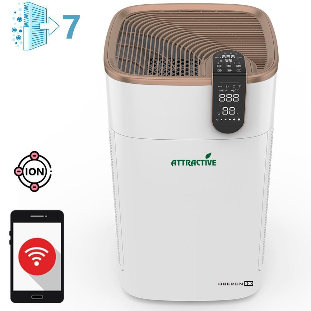 Пречиствател за въздух Oberon 800 WiFi, дизайн В, до 96 м2

20.