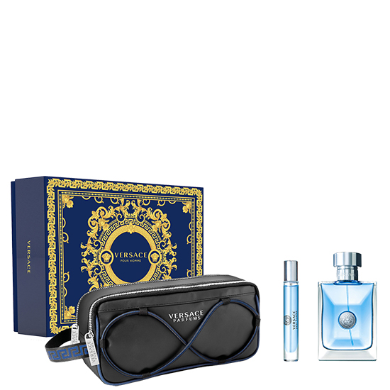 Versace POUR HOMME комплект 3 части 100 мл - EDT — снимка
