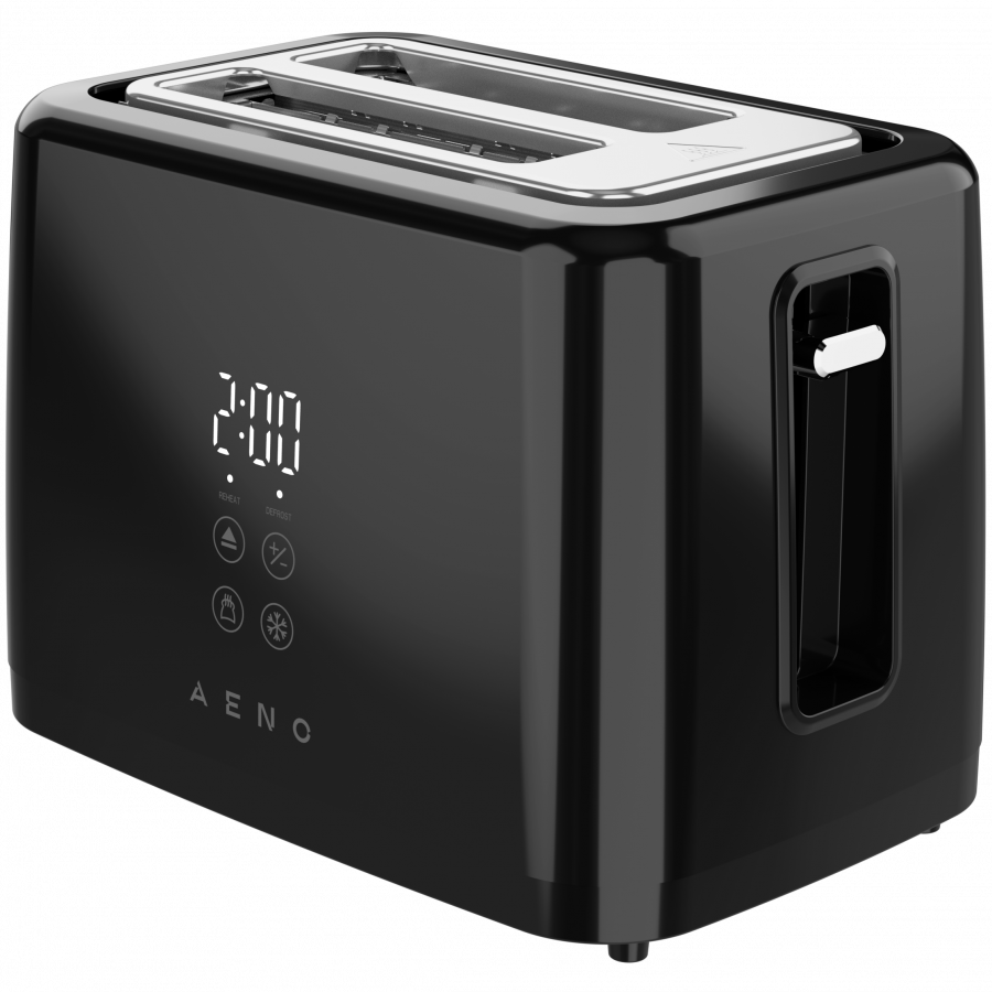 Тостер за хляб AENO ATS0002B, 930W, 7 степени, Сензорно управление, Обратен таймер, Защита при засядане, Тих, Черен от AENO — продуктова снимка