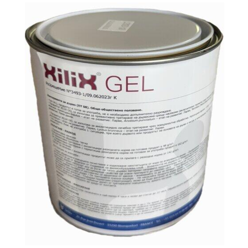Препарат срещу дървояди XILIX Gel - 20 л., за 90 кв.м. от качествена марка — продуктова снимка