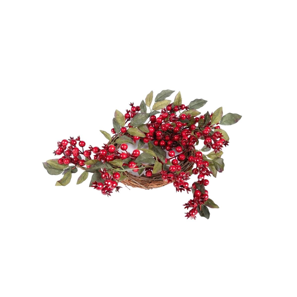 Коледен венец HOMLA RUBY HAWTHORN, 40 см, украса за врата, празничен дизайн  

13