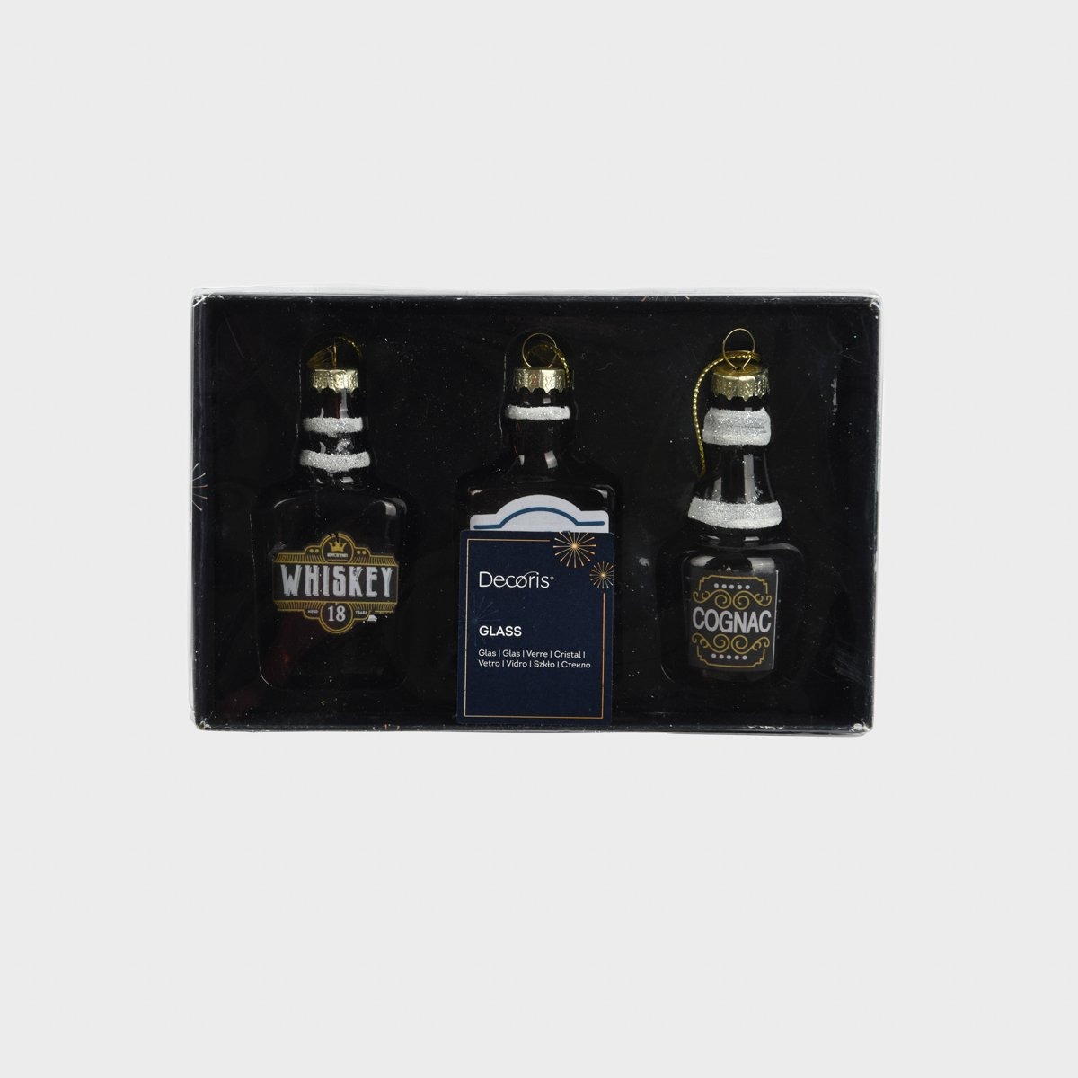 Висулки бутилки HOMLA GIN, коледна украса, декорация за празници  

10