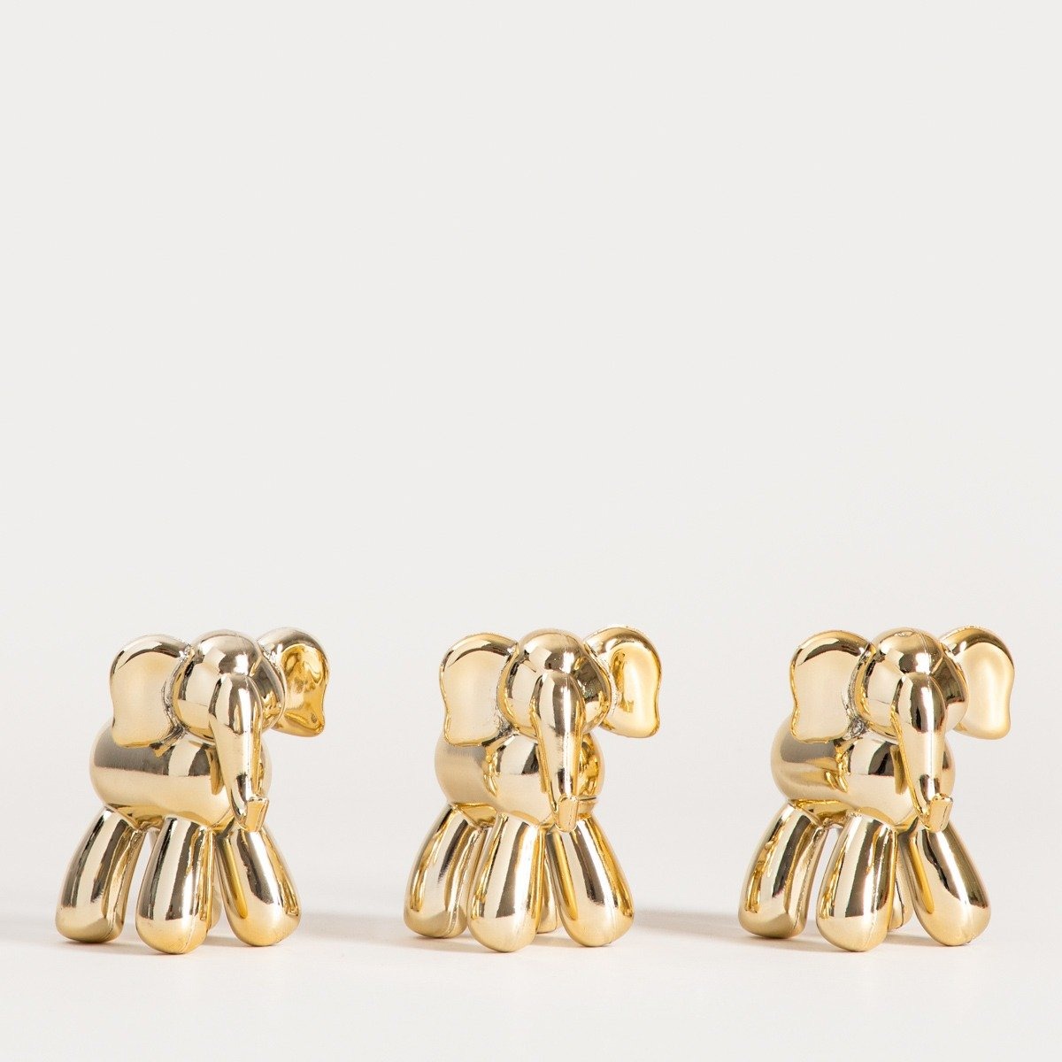 Златисти слонове HOMLA GIULI, коледна украса, декоративни елементи  

8