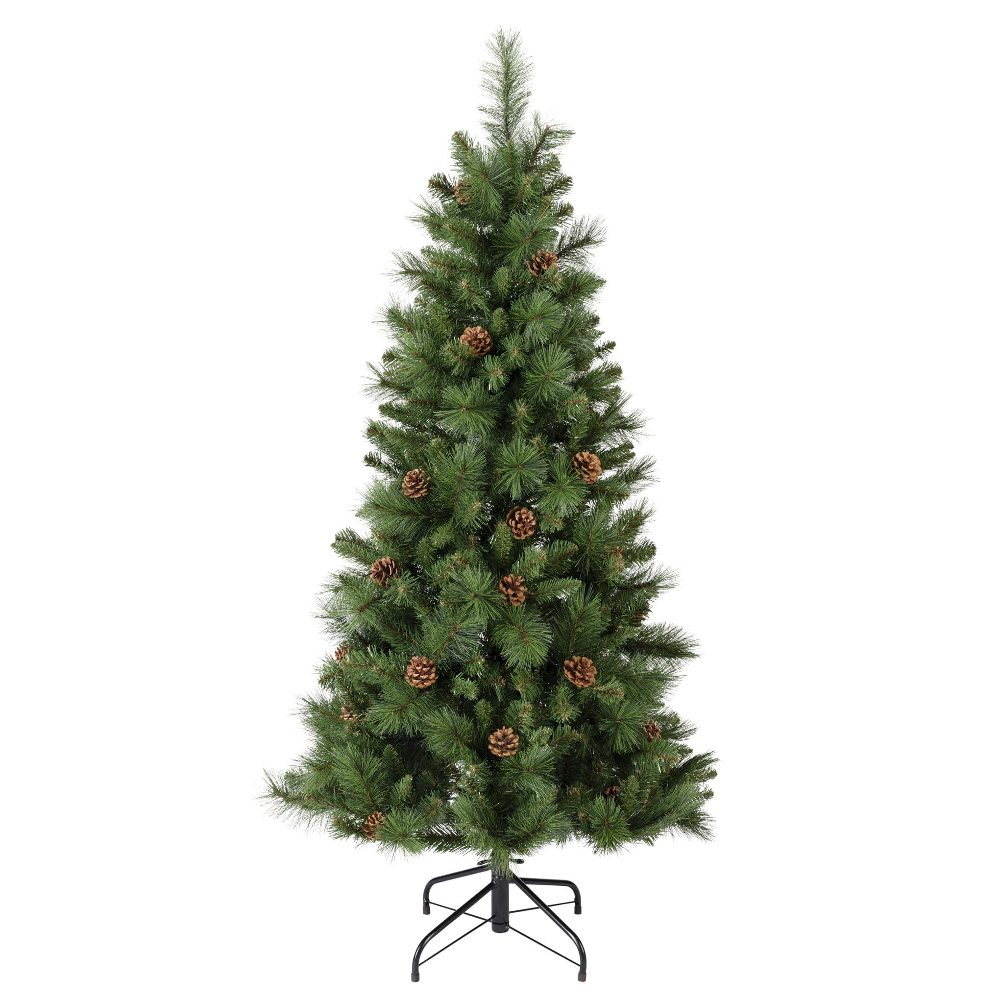 Изкуствена елха с шишарки Everlands Norwich Pine, 150 см, 446 клони, Метална стойка, Зелен от Everlands — продуктова снимка