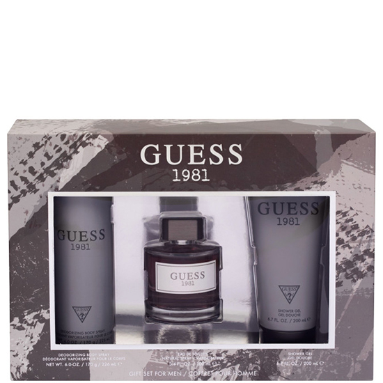 Guess 1981 for Men комплект 3 части 100 мл - EDT — снимка