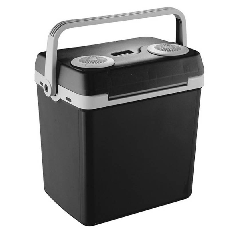 Електрическа хладилна чанта First Austria FA-5170-BA, 58W, 25 литра, 2 безчеткови мотора, Черна — снимка