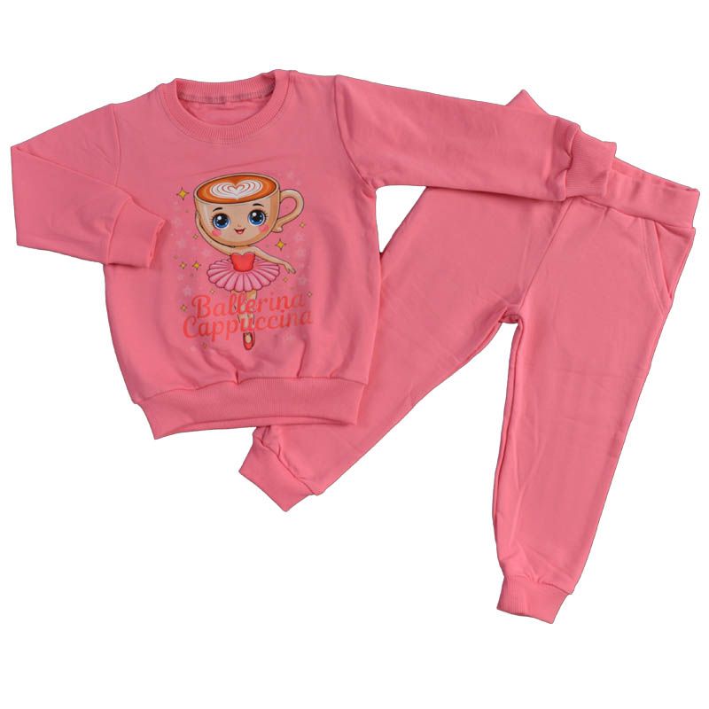 Леко ватиран памучен детски комплект Ballerina Cappuccinа  от Sevtex — продуктова снимка