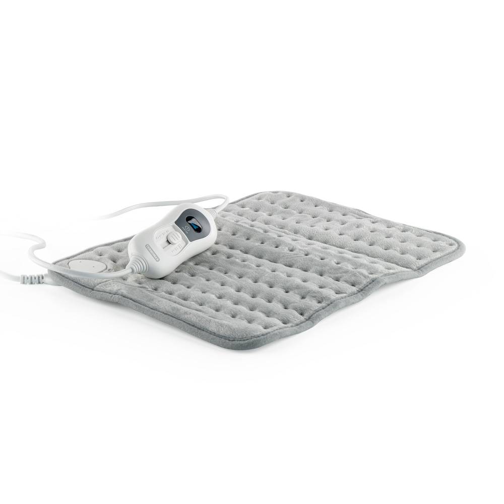 Електрическа възглавница Termomax TU4030, 100W, 3 степени, LED дисплей, Таймер, 40х30cm, 100% полар, Сив — снимка