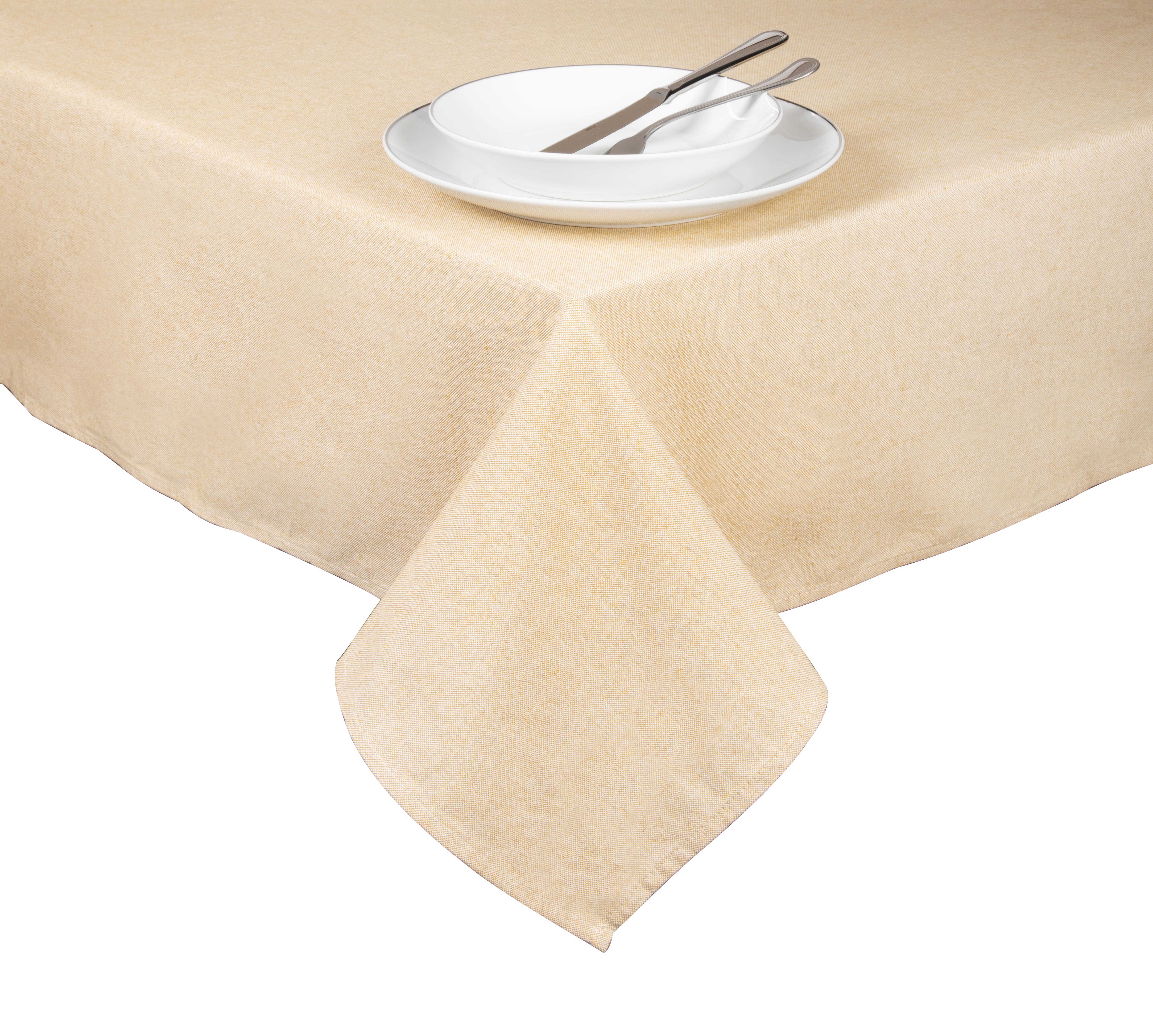 Бежова покривка EXCELSA PASTEL COLOR, 140x180 см., за маса, елегантна и универсална, за празници и ежедневие  

17