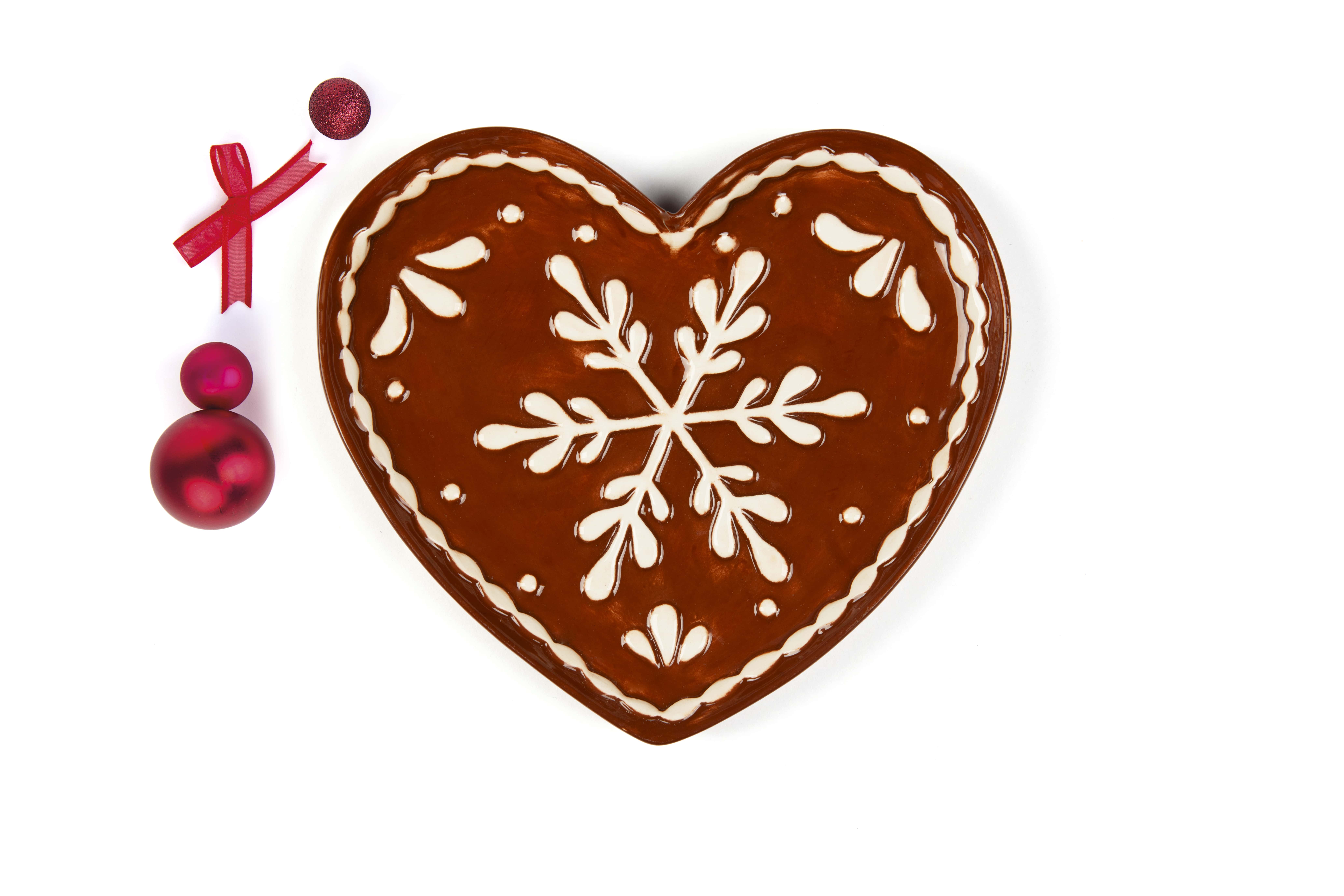 Чиния сърце EXCELSA WONDERFUL GINGER, за сервиране, стилна и елегантна, цена 20 лв.  

16