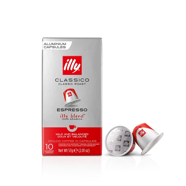Кафе капсули Неспресо Illy Classico, 10 броя, Интензитет 5/9, 100% Арабика — продуктова снимка