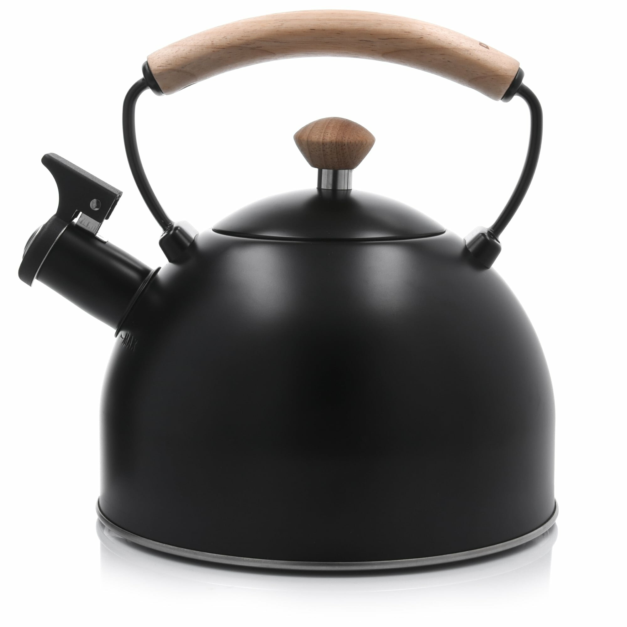 Черен чайник DUKA SCANDI 2500 мл. за чай, стилен дизайн, снимка на чайник  

3