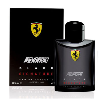 Ferrari SCUDERIA BLACK SIGNATURE парфюм за мъже 125 мл - EDT — снимка