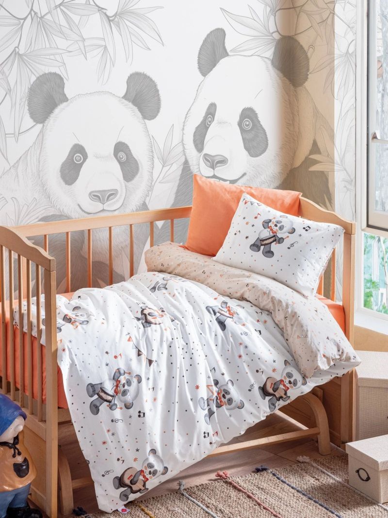 Памучен спален комплект Music Panda — снимка на продукта от качествена марка