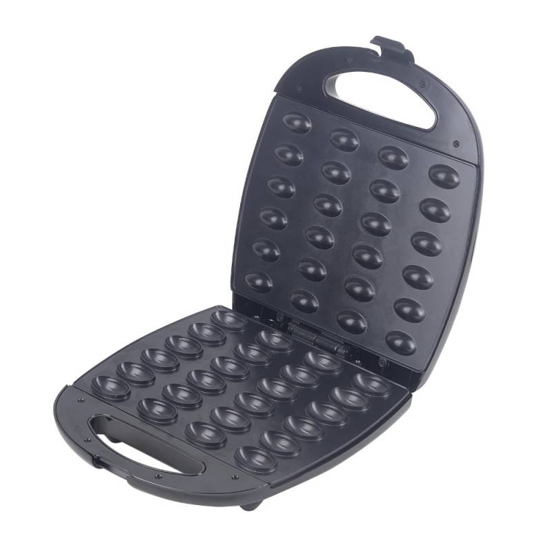 Уред за сладки орехчета Rosberg Premium RP51442E, 1200W, За 24 сладки, Незалепващи плочи, Бял — снимка