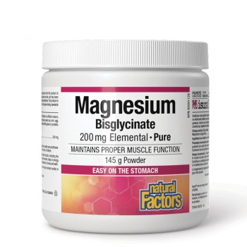 НЕЙЧЪРАЛ ФАКТОРС Магнезий бисциглинат 200 мг x 145 гр прах