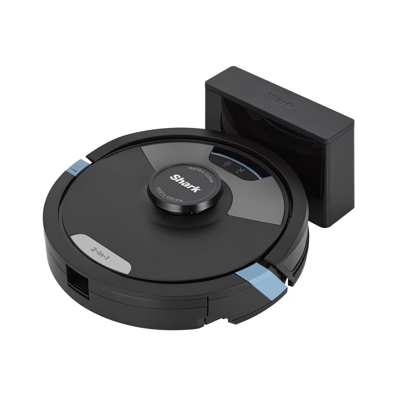 Прахосмукачка робот Shark Matrix Plus RV2620WDEU, 650 W, 0.3 л, 360 LiDAR, Автономия до 110 мин, Matrix Clean, Черен — снимка на продукта от Shark