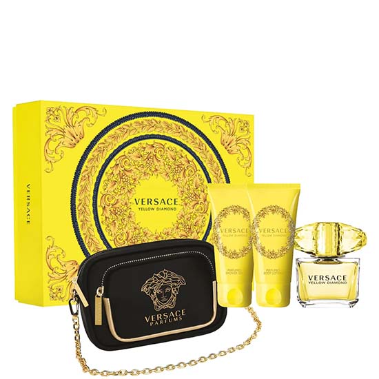 Versace YELLOW DIAMOND комплект 4 части 90 мл - EDT — снимка