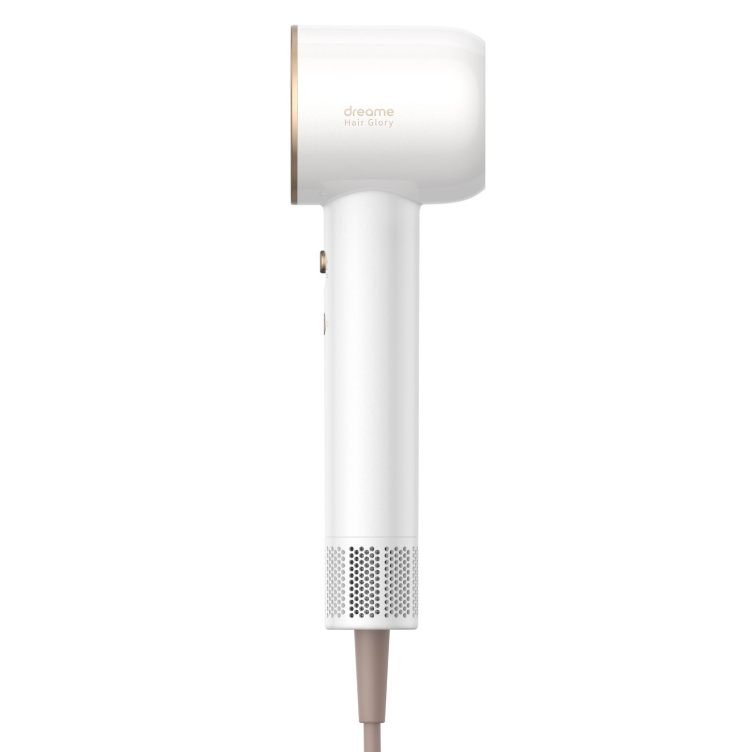 Сешоар Dreame Glory, 1400W, 110000 об/мин, 4 темп, 2 скорости, 57°C, Йонизация, NTC термосензор, LED индикатори, Бял — снимка на продукта от Dreame