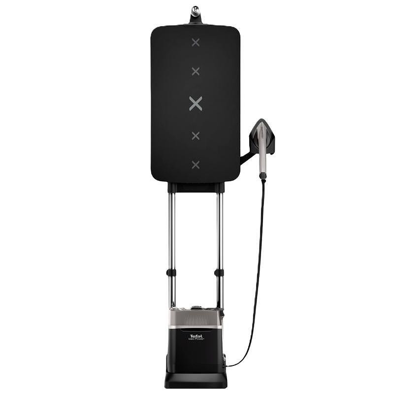 Уред за гладене с пара Tefal Ixeo Power QT2028F0, 2170W, 1.1 л, 100г/мин, Система против котлен камък, Автоматично изключване, Черен от TEFAL — продуктова снимка